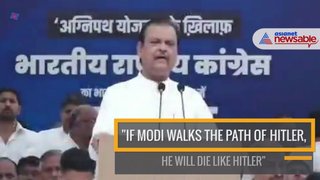 "If Modi walks the path of Hitler, he will die like Hitler"