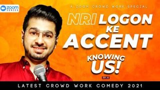 Knowing Us ! NRI logo ke accent