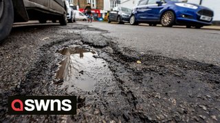 UK blighted by 'pothole crisis' after Christmas freeze damages roads