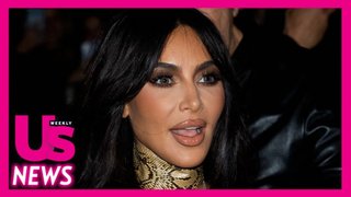 Kim Kardashian Struggles to Climb Stairs in Skintight Dolce & Gabbana Dress