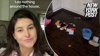 Wife gets revenge on husband who said she did nothing around the house
