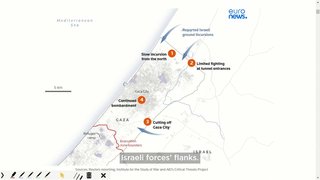 Israel-Hamas war in maps: Israeli forces advance in to Beit Hanoun