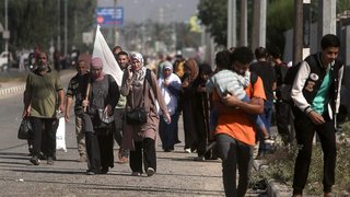 More civilians flee south as Israeli forces enter Gaza City centre